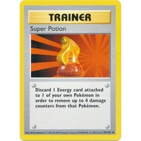 Super Potion 90/102 Base Set Shadowless Uncommon Trainer Pokemon Card NEAR MINT TCG