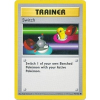 Switch 95/102 Base Set Shadowless Common Trainer Pokemon Card NEAR MINT TCG