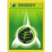 Grass Energy 99/102 Base Set Shadowless Common Pokemon Card NEAR MINT TCG