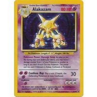 Alakazam 1/102 Base Set Unlimited Holo Rare Pokemon Card NEAR MINT TCG
