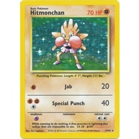 Hitmonchan 7/102 Base Set Unlimited Holo Rare Pokemon Card NEAR MINT TCG