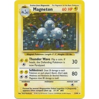 Magneton 9/102 Base Set Unlimited Holo Rare Pokemon Card NEAR MINT TCG