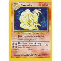 Ninetales 12/102 Base Set Unlimited Holo Rare Pokemon Card NEAR MINT TCG