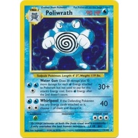 Poliwrath 13/102 Base Set Unlimited Holo Rare Pokemon Card NEAR MINT TCG