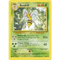 Beedrill 17/102 Base Set Unlimited Rare Pokemon Card NEAR MINT TCG
