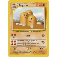 Dugtrio 19/102 Base Set Unlimited Rare Pokemon Card NEAR MINT TCG