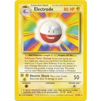 Electrode 21/102 Base Set Unlimited Rare Pokemon Card NEAR MINT TCG