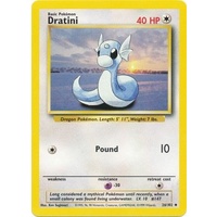 Dratini 26/102 Base Set Unlimited Uncommon Pokemon Card NEAR MINT TCG