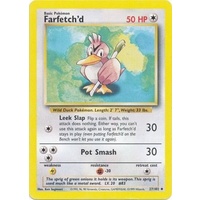 Farfetch'd 27/102 Base Set Unlimited Uncommon Pokemon Card NEAR MINT TCG