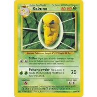 Kakuna 33/102 Base Set Unlimited Uncommon Pokemon Card NEAR MINT TCG