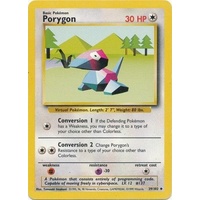 Porygon 39/102 Base Set Unlimited Uncommon Pokemon Card NEAR MINT TCG