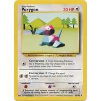 Porygon 39/102 Base Set Unlimited Uncommon Pokemon Card NEAR MINT TCG