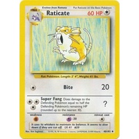 Raticate 40/102 Base Set Unlimited Uncommon Pokemon Card NEAR MINT TCG