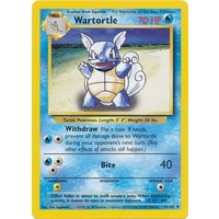 Wartortle 42/102 Base Set Unlimited Uncommon Pokemon Card NEAR MINT TCG