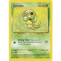 Caterpie 45/102 Base Set Unlimited Common Pokemon Card NEAR MINT TCG