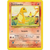 Charmander 46/102 Base Set Unlimited Common Pokemon Card NEAR MINT TCG