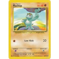 Machop 52/102 Base Set Unlimited Common Pokemon Card NEAR MINT TCG