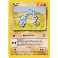 Onix 56/102 Base Set Unlimited Common Pokemon Card NEAR MINT TCG