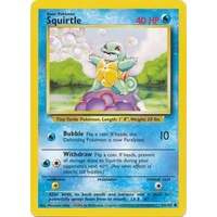 Squirtle 63/102 Base Set Unlimited Common Pokemon Card NEAR MINT TCG