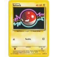 Voltorb 67/102 Base Set Unlimited Common Pokemon Card NEAR MINT TCG