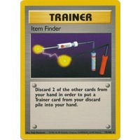 Item Finder 74/102 Base Set Unlimited Rare Trainer Pokemon Card NEAR MINT TCG