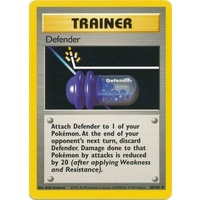 Defender 80/102 Base Set Unlimited Uncommon Trainer Pokemon Card NEAR MINT TCG