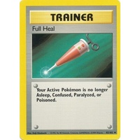 Full Heal 82/102 Base Set Unlimited Uncommon Trainer Pokemon Card NEAR MINT TCG
