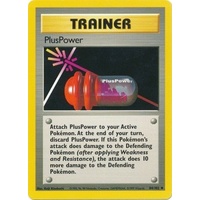 Pluspower 84/102 Base Set Unlimited Uncommon Trainer Pokemon Card NEAR MINT TCG
