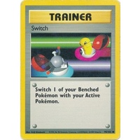 Switch 95/102 Base Set Unlimited Common Trainer Pokemon Card NEAR MINT TCG