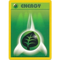 Grass Energy 99/102 Base Set Unlimited Common Pokemon Card NEAR MINT TCG