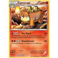 Camerupt 22/149 BW Boundaries Crossed Rare Pokemon Card NEAR MINT TCG