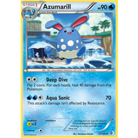 Azumarill 37/149 BW Boundaries Crossed Uncommon Pokemon Card NEAR MINT TCG