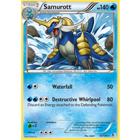 Samurott 41/149 BW Boundaries Crossed Holo Rare Pokemon Card NEAR MINT TCG