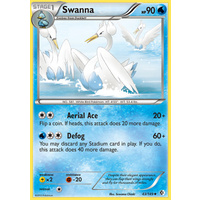 Swanna 43/149 BW Boundaries Crossed Uncommon Pokemon Card NEAR MINT TCG