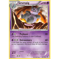 Grumpig 60/149 BW Boundaries Crossed Rare Pokemon Card NEAR MINT TCG