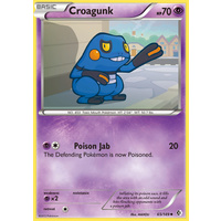 Croagunk 65/149 BW Boundaries Crossed Uncommon Pokemon Card NEAR MINT TCG