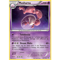Musharna 69/149 BW Boundaries Crossed Rare Pokemon Card NEAR MINT TCG