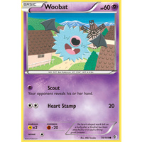 Woobat 70/149 BW Boundaries Crossed Common Pokemon Card NEAR MINT TCG