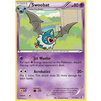 Swoobat 71/149 BW Boundaries Crossed Rare Pokemon Card NEAR MINT TCG
