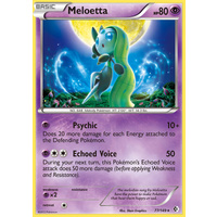 Meloetta 77/149 BW Boundaries Crossed Holo Rare Pokemon Card NEAR MINT TCG