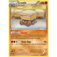 Crustle 85/149 BW Boundaries Crossed Holo Rare Pokemon Card NEAR MINT TCG