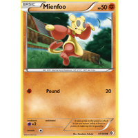 Mienfoo 87/149 BW Boundaries Crossed Uncommon Pokemon Card NEAR MINT TCG