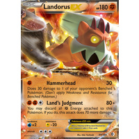 Landorus EX 89/149 BW Boundaries Crossed Holo Ultra Rare Pokemon Card NEAR MINT TCG