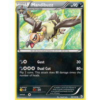 Mandibuzz 93/149 BW Boundaries Crossed Uncommon Pokemon Card NEAR MINT TCG