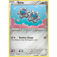 Klink 97/149 BW Boundaries Crossed Uncommon Pokemon Card NEAR MINT TCG