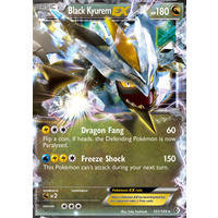 Black Kyurem EX 101/149 BW Boundaries Crossed Holo Ultra Rare Pokemon Card NEAR MINT TCG