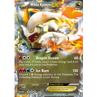 White Kyurem EX 103/149 BW Boundaries Crossed Holo Ultra Rare Pokemon Card NEAR MINT TCG