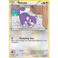Rattata 104/149 BW Boundaries Crossed Common Pokemon Card NEAR MINT TCG