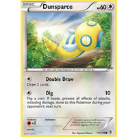 Dunsparce 111/149 BW Boundaries Crossed Common Pokemon Card NEAR MINT TCG