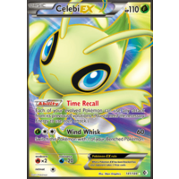 Celebi EX 141/149 BW Boundaries Crossed Holo Ultra Rare Full Art Pokemon Card NEAR MINT TCG
